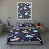 Cartoon Unicorn Design. Bedding Duvet Cover Sets Duvet Covers Pillowcases Gifts (1 * Duvet Cover 2 * Pillowcases, Without Duvet Insert)