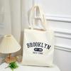York Printed Women Shoulder Bags Reusable Casual Girl Handbags Gift Canvas Lady Tote Handbag Large Capacity Shopping Bag