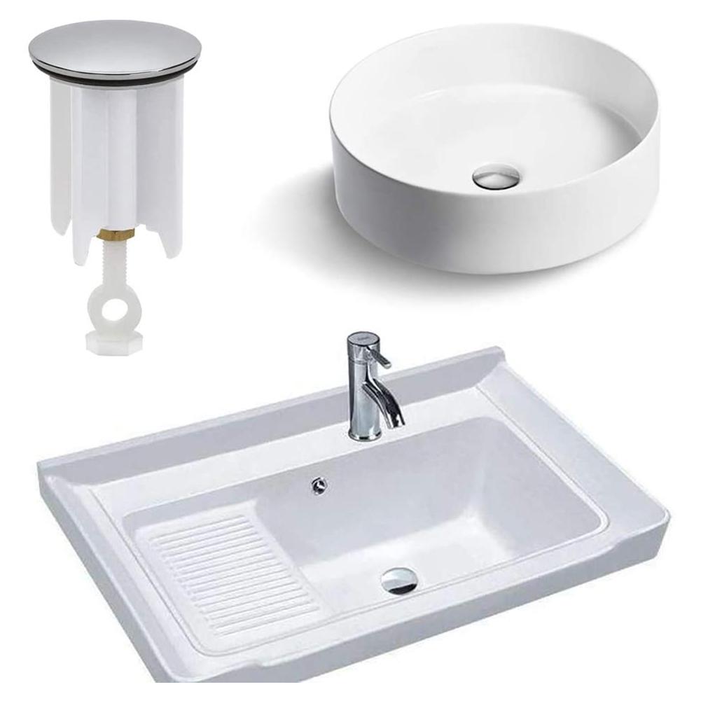 Sink Stopper with Easy To Insert Design Suitable for Most Wash Basins