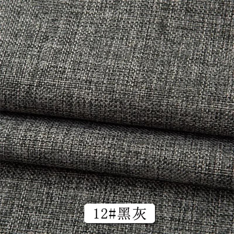 Cotton Linen Style Sofa Fabric By Meters for Upholstery Tablecloth Bag Curtain Pillowcase Diy Sewing Thick Wearable Cloth Plain