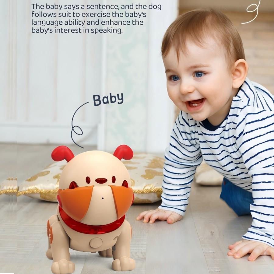 VersaMarts Dodo AI Robot Dog Toy for Kids 3+ | Voice Control, LED/Sound FX, Smart Companion | STEM Learning Birthday Gift