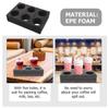 Large Capacity Drink Tray Thickness 7cm Takeout Coffee Trays  for Out Take Packing Go Carry Drinks