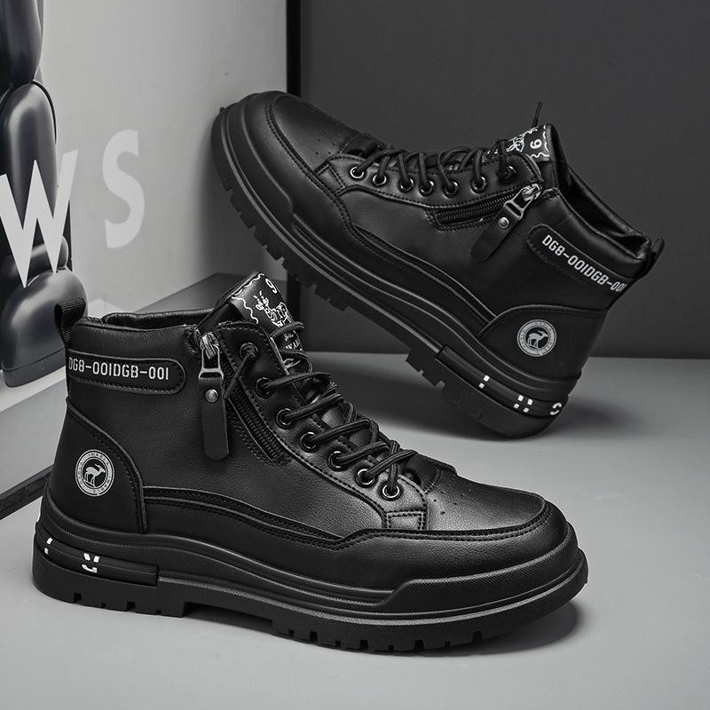 Herrenschuhe neu Frühling koreanische Version Sport Arbeitsschuhe Herren Trend vielseitig dicksohlig rutschfest und abriebfest Arbeitsschutzschuhe