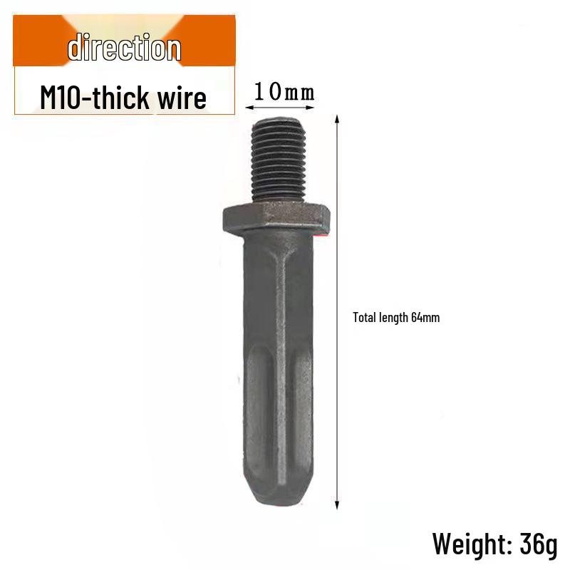Electric Drill Chuck Adapter for Pneumatic Hammer: Square, Round, Hex Handles