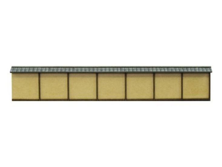 

Sankei Diorama Option Kit Fence F Earthen Wall Paper Craft Kit 1/150