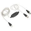 USB To MIDI Cable Converter 16 Channels PC To Synthesizer 2 In 1 MIDI Cord Adapter for Windows