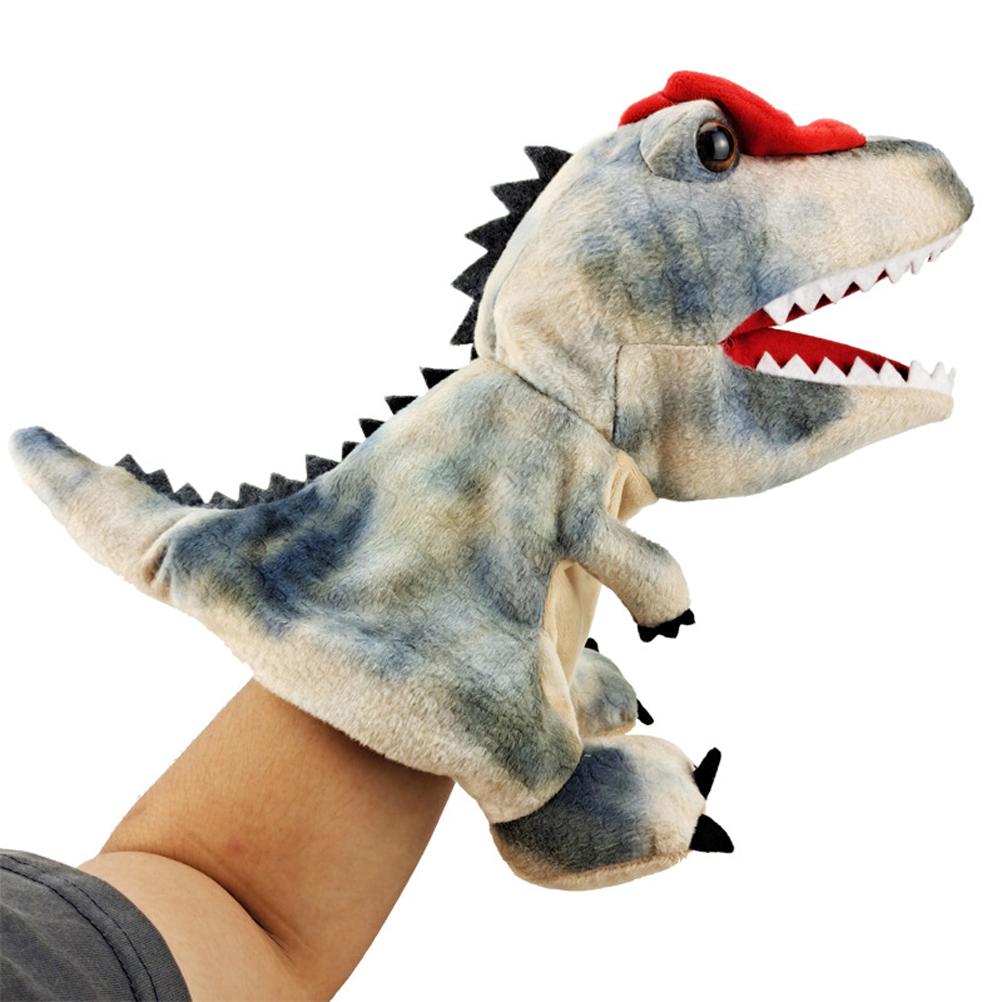 Fantoche de Mão de Dinossauro 30 cm Tiranossauro Brinquedo de Pelúcia Animal de Pelúcia Macio Boneca para Crianças