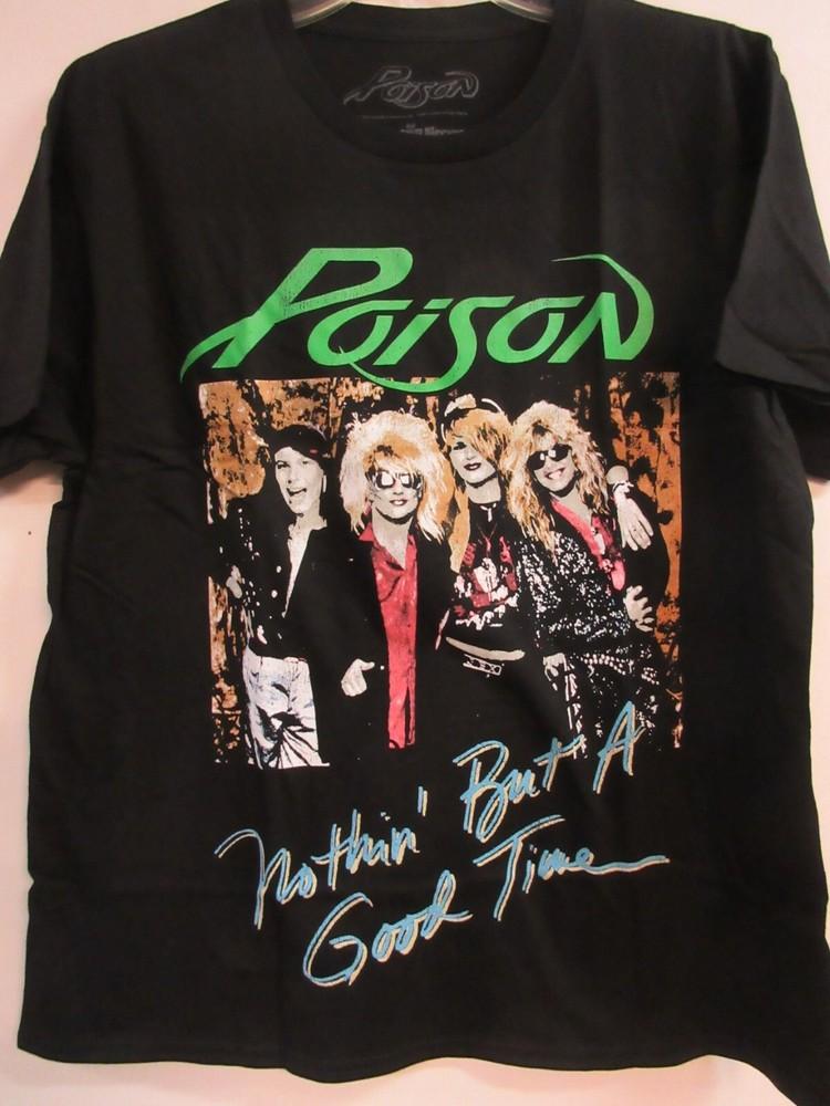 POISON OFFICIAL MERCH GOOD TIME 2022 BAND CONCERT MUSIC  MEDIUM Unisex T-Shirt XXXXL