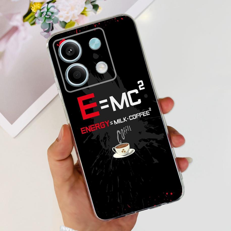 For Xiaomi Redmi Note 13 2024 Case Fashion Flower Soft Phone Case For Xiaomi Redmi Note 13 5G Soft Fundas Bumper Note13 4G Coque