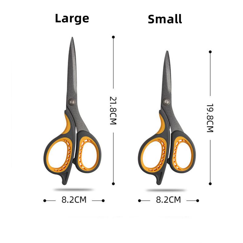 Foarfece multifuncțională din oțel inoxidabil, acoperită moale, pentru birou, pentru acasă, artizanat, articole de papetărie croitor, foarfece vintage
