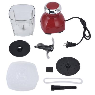 250W Fleischwolf Elektrisch Edelstahl Geräuscharm Fleischmixer 500ml Ergonomischer Fleischwolf für