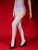 Sexy Women Lace Detachable Oil Glossy Shiny Pantyhose Hollow Out Bandage Maid Stockings With Garter Tight Double Use