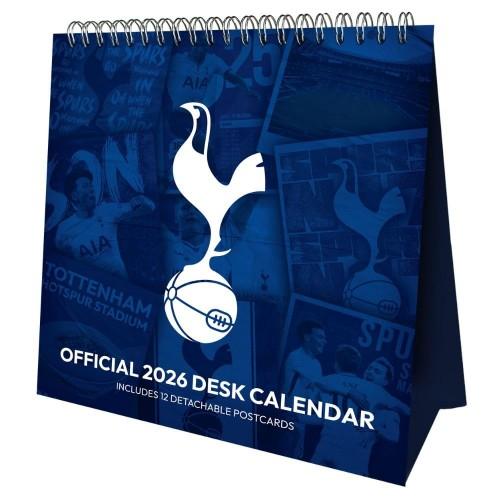 Tottenham Hotspur FC 2026 Crest Desktop Calendar