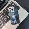 C-Conan Gray Wishbone Phone Case For iPhone 16,15,14,13,12,11,Pro,XS,Max,Plus,Mini,SE4,E Black Matte Shockproof Cover