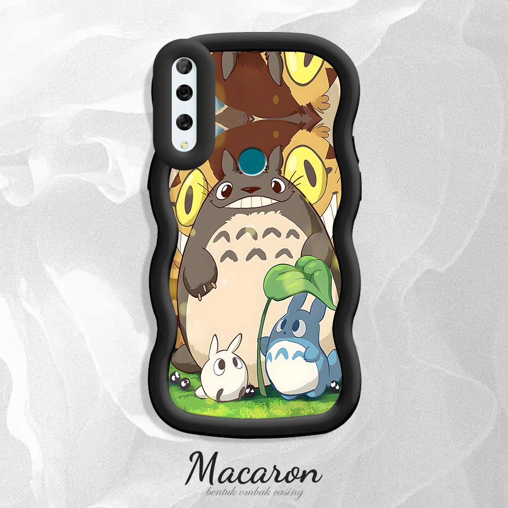 

Окрашенный узор Big Wave Edge Мягкий силиконовый материал Macaron чехол для телефона противоударный защитный резиновый чехол для iPhone Huawei Honor Infinix Tecno iPhone 6 чёрный