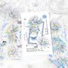 3 Pieces Large - size Flower Long - strip Stickers, Exquisite Rose & Peony Patterns, Ideal for Journal Decoration & Scrapbooking
