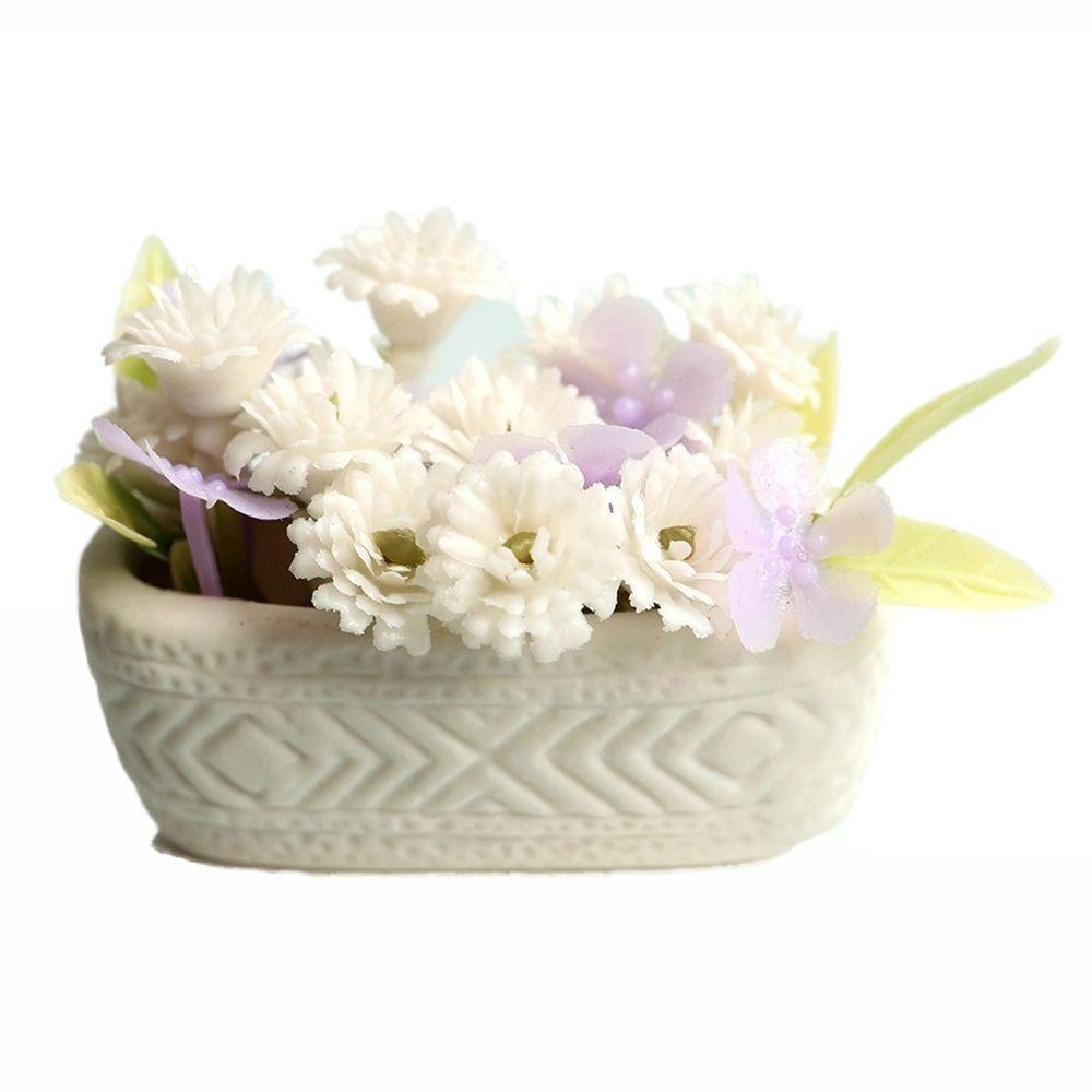 Multicolor Dollhouse Flower Bonsai Babysbreath Jasmine Micro Bonsai Toy Miniature Potted Plants