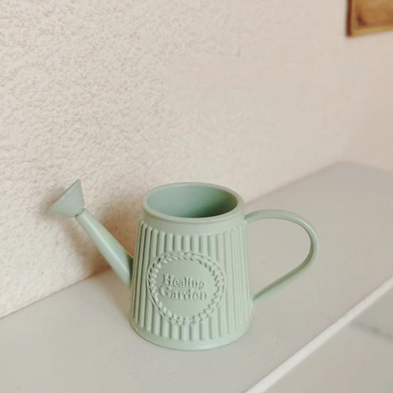 Mini sticlă de udare Oală de stropire în miniatură din metal Casă de păpuși Instrumente de grădinărit Jucărie Udare simulată