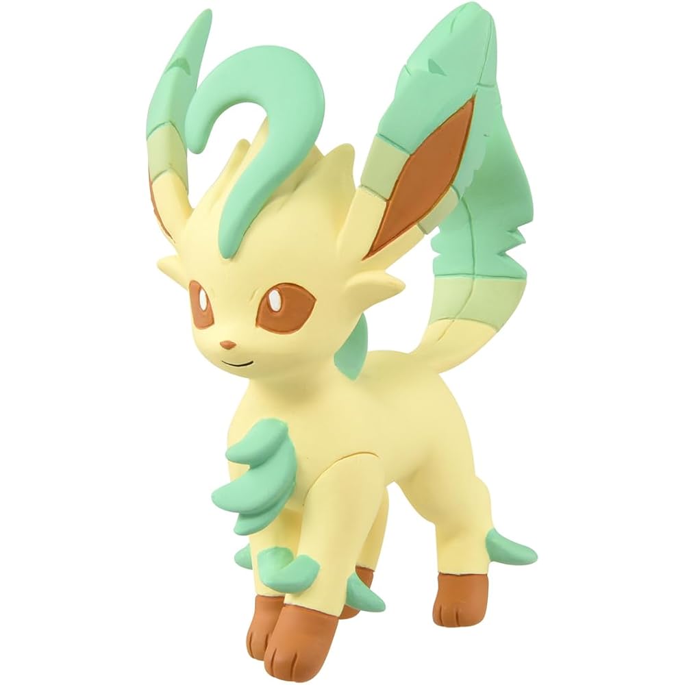 Takara Tomy Покемон Монколле MS-07 Лифеон Коллекционная фигурка 10 см Зеленый