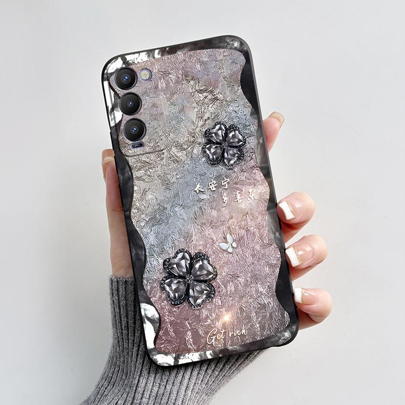 For Tecno Camon 18P Phone Case Shockproof Cover Cute Cartoon Love Heart Soft Funda For Tecno Camon 18 Premier Camon18 18i Bumper