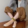 Women's Striped Mid-Tube Socks - Trendy Autumn/Winter Outdoor Retro Japanese Style for Students
