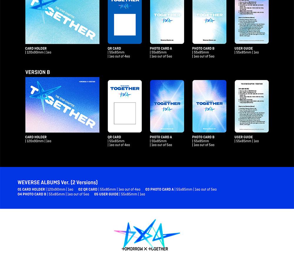 (Weverse Alba Ver.) ZÍTRA X SPOLU (TXT) [HVĚZDNÁ KAPITOLA : SPOLU] 4. plnohodnotné album