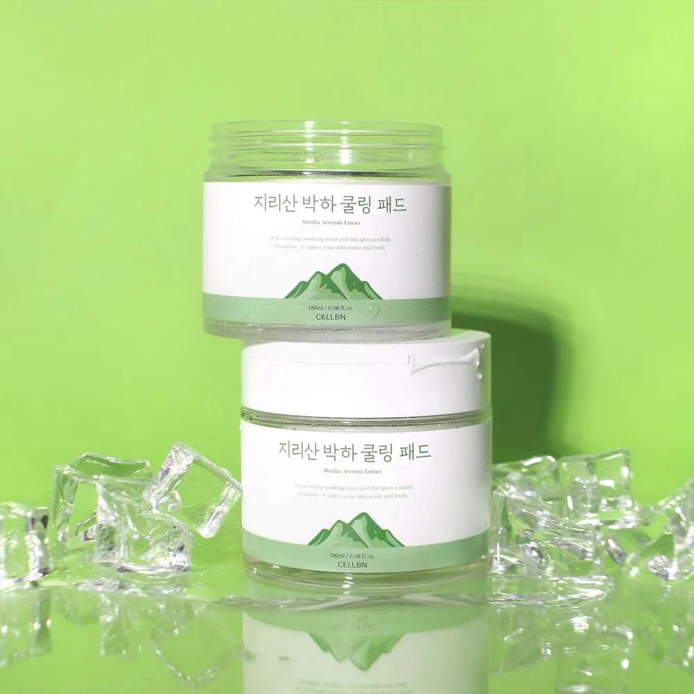 Jirisan Peppermint Cooling Pad 180ml (70 pads)