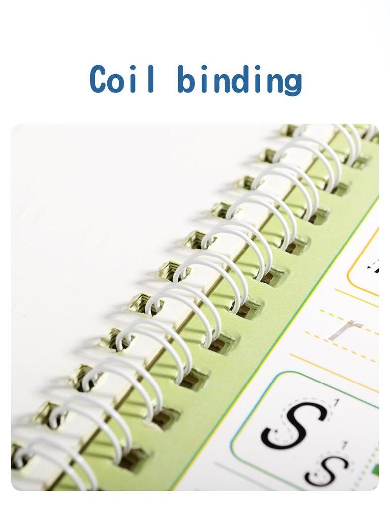 All-English Children's Magic Groove Copybook Gift Box - New Version