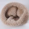 Women's Winter Warm Knitted Hat Korean Style Trendy and Versatile Imitation Mink Hair Big Head Flange Plush Wool Hat Windproof Ear Protection