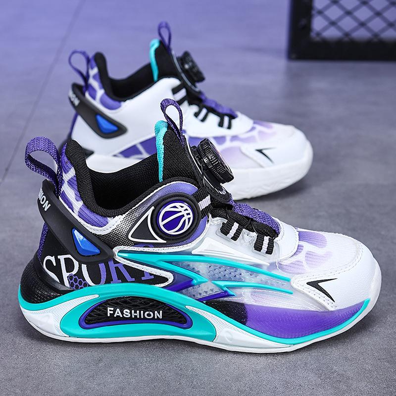 28-40 Children /Teenagers Plus Size Fashionable Sports and Leisure Shoes Boys Basketball Shoes