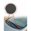 Front Windshield Rain Collector Deflector Small Round Cover 2pcs for Honda Civic 2006 2007 2008 2009 2010 2011 Ciimo