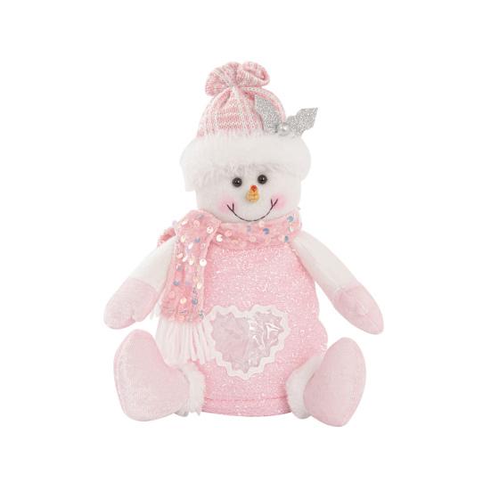 Yousheng 1/2/3Pcs Christmas Gift Bag Santa Claus Snowman Reindeer Design Festive Theme Xmas Candy Bag with 3D Embroidery Party Decoration