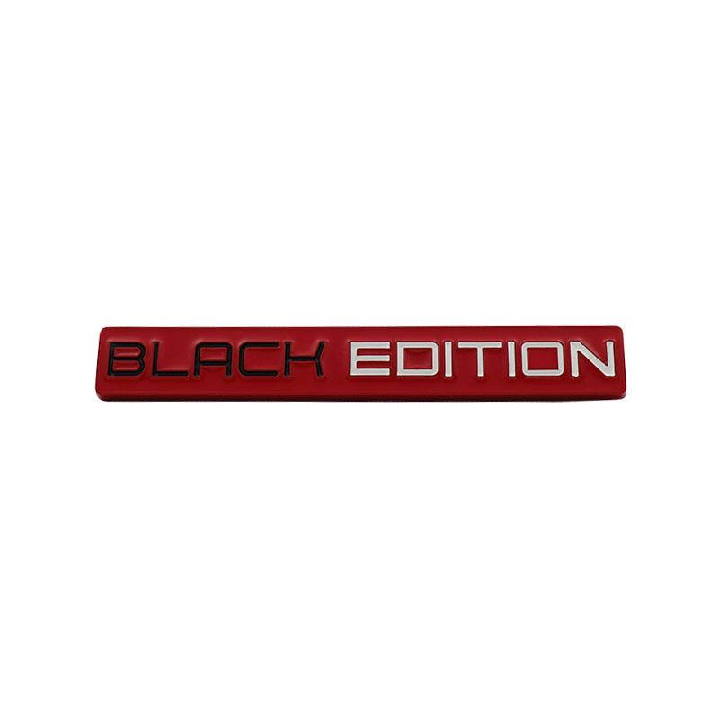 Car Styling Black Edition for Car Fender Side trunk Decal Emblem Badge Sticker
