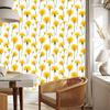 Dandelion Wallpaper White and Yellow for Living Room and Bedroom 50x1000