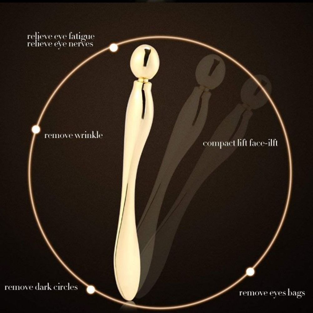 Anti Eye Pouch Eye  Massage Sticks Zinc Zinc Zinc Alloy Metal Cosmetic Spatulas Eye Cream Applicator  Women