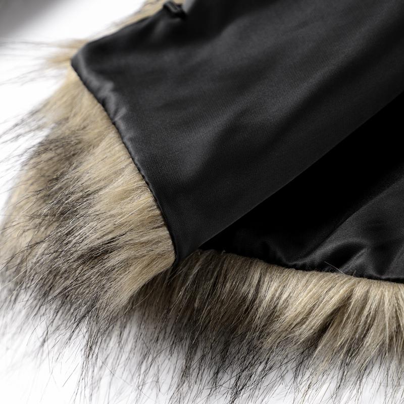 Autumn Winter V-neck Women's Faux Fur Jacket Warm Fashion Casual Short Top Oversize Coat Artificial Fur