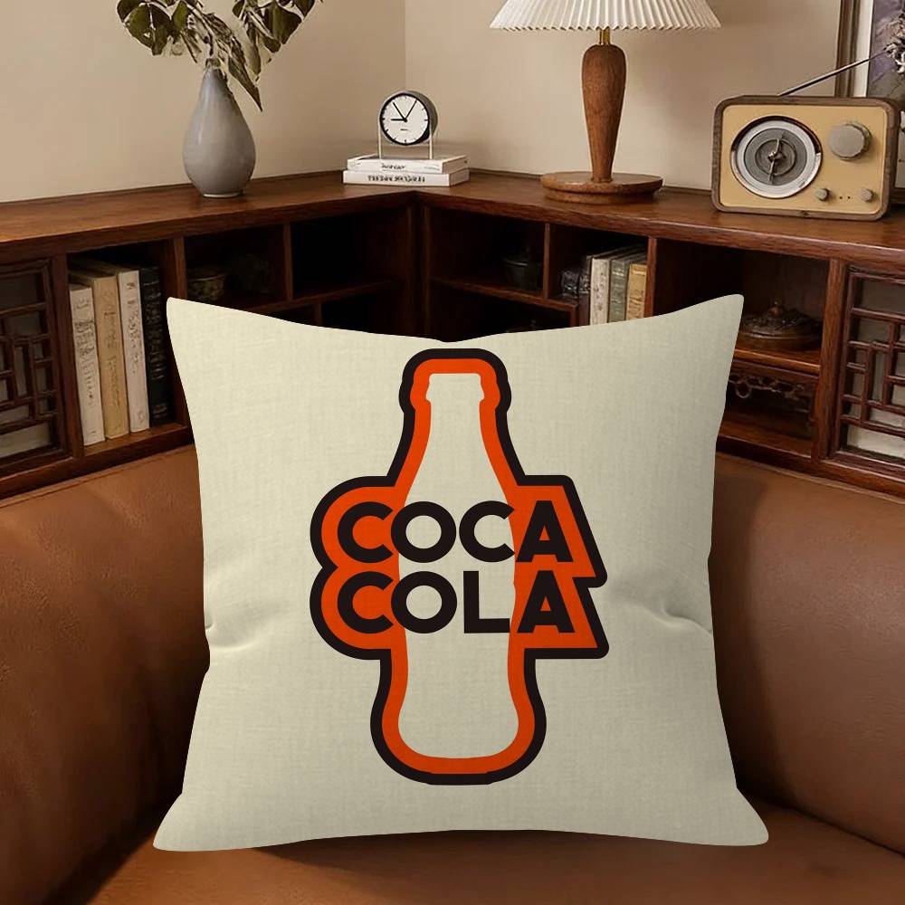 Cushion Cover Pillowcase Upholstery Sofa Throw Pillow Home Decor Pillowcas THINGS GO BETTER WITH CCOLA