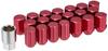 WORK Conjunto de Porcas de Segurança Leves RS Nut Vermelho 21HEX M12
