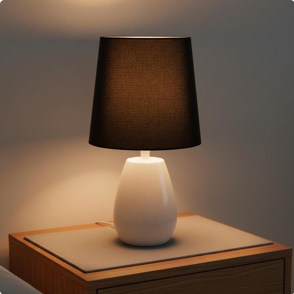 Textile Lamp Shade DIY Friendly Lampshade Elegant Design E27 Replacement for