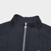 FILA Solid Color Casual Knit Stand Collar Long Sleeve Jacket Men jackets Dark-Blue F11M411503A-NV