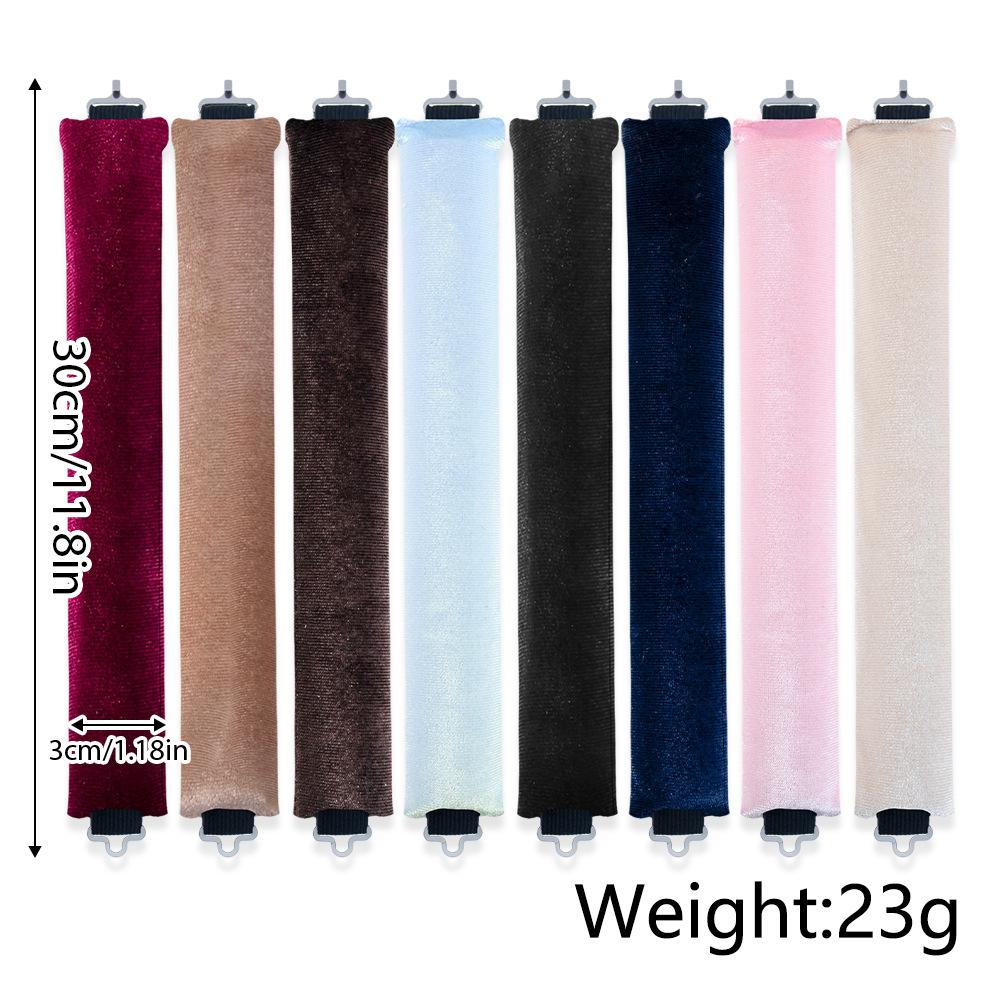3/4pcs Lazy Sleeping Curling Tool Sponge Non Heat Curling Rod Curling Tail Non Ironing Styling Big Wave Sleeping Curling Tool