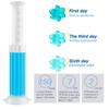 Toilet Cleaner Gel Fresh Flower Toilet Gel Stamp Stops Air Scent Deodorant Bowl and Limescale Freshening Toilet with Stains G4C8