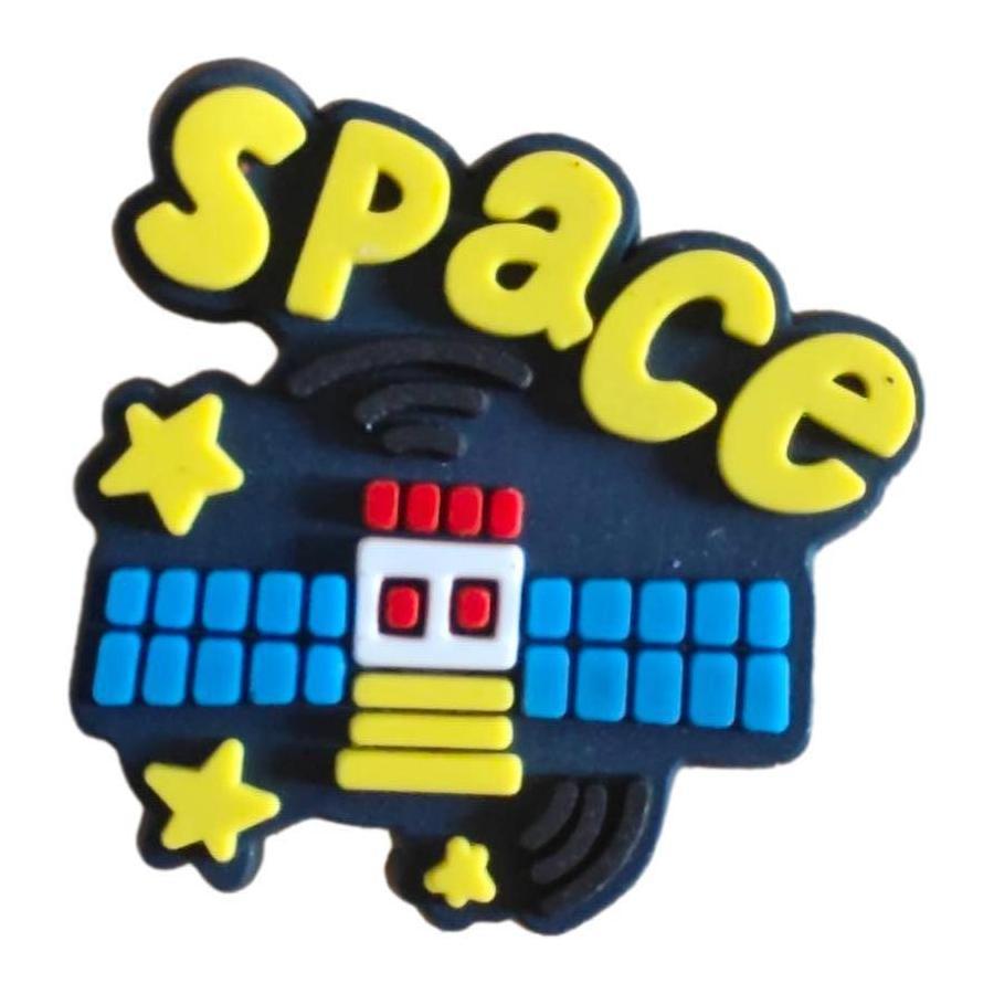 Space-Themed Astronaut and Spaceship Charm Set: Decorative Accessories for Kids
