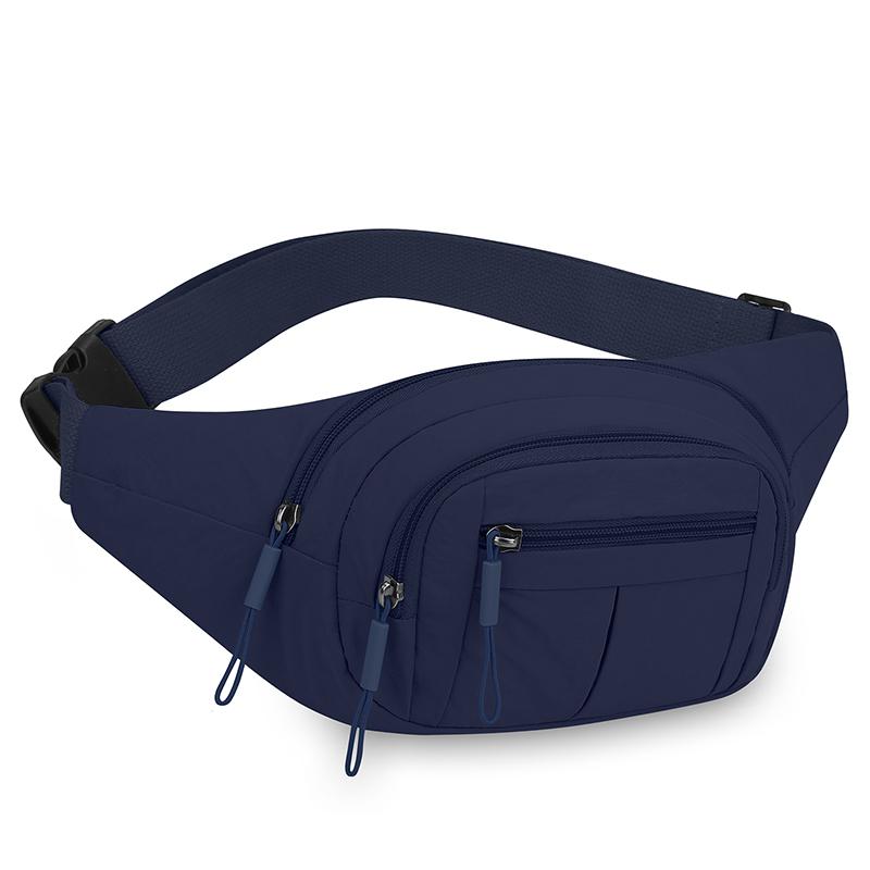Women s Large Capacity Convertible Fanny Pack – Waterproof Nylon Waist & Chest Bag with Adjustable Strap