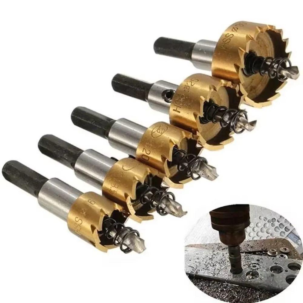 Wear-resistant Core Drill Bit Set Heavy Duty Drill Bit Set Hole Opener Cutter  Stainless Steel