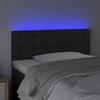 Vidaxl Zagłówek Do Łóżka Z Led, Czarny, 100X5X78/88 Cm, Sztuczna Skóra