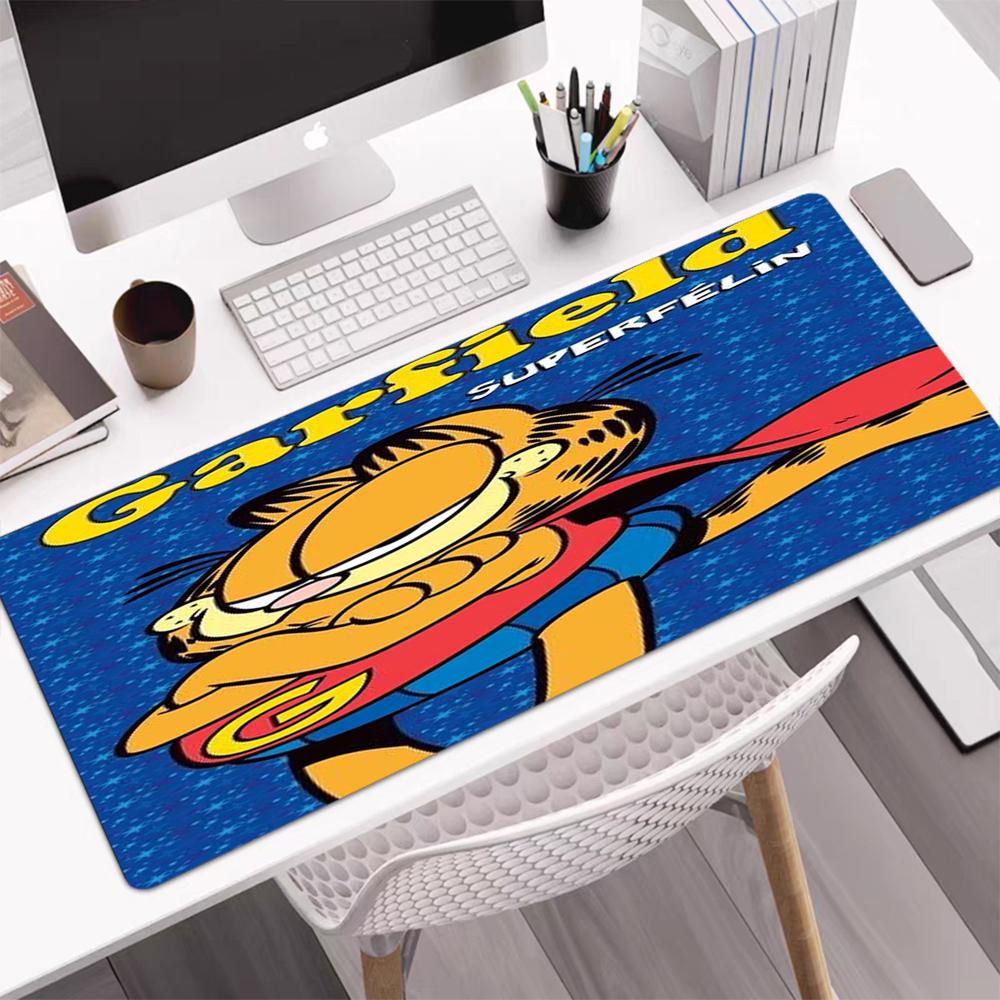 Garfield Theme Mouse Pad, Non Slip Rubber Base, Multifunctional Office & Home Decor, Perfect for Workspace Personalization.