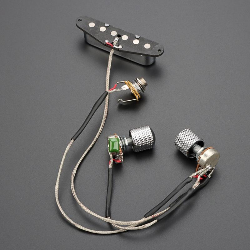 Single Coil Pickup PreWired Electric Guitar Pickup with Knobs Guitar Humbuckers Pickups Electric Guitar Part Easy to Use