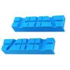 Blue Rubber Vise Protection Strip 4/5/6 Inch Magnetic Vise Jaw Pads Face Pads Protective Cover Vise Protective Jaws