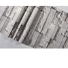 Slate Stone Brick Effect Washable Vinyl PVC Wall Paper Living Room Background Wallcovering Wallpaper Decor Papel De Parede